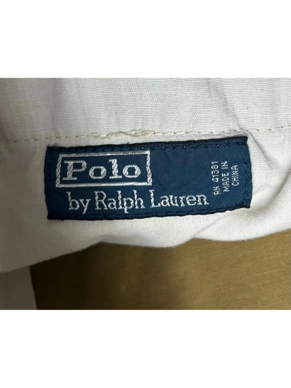 Polo by Ralph Lauren‎ Chino Shorts Mens 42 Brown Relaxed Fit Drawstring “Read”